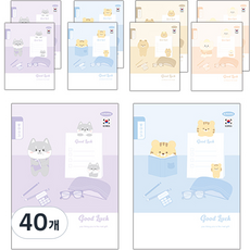 펜피아 1000 초등 제본 받아쓰기 노트, 랜덤발송, 40개