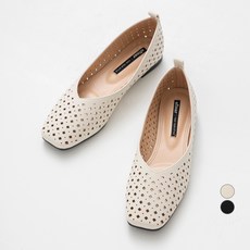 아피나르 펀칭 플랫 슈즈