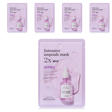 PASSION&BEYOND 安瓶精華2X膠原蛋白面膜, 1入, 5片