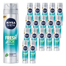 니베아 맨 프레시킥 쉐이빙 젤, 200ml, 18개