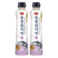 동원 참치액 순, 500g, 2개