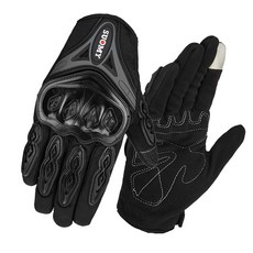 SUOMY 摩托車涼感網眼透氣手套 雙手套組 002, 黑色