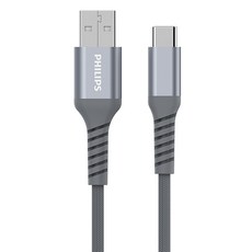 PHILIPS 飛利浦 USB A-Type-C 手機充電線, 200cm, DLC4562A, 1條