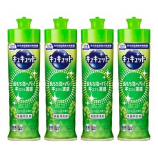 Kao 花王 Cucute 珂珂透 洗碗精 麝香葡萄, 220ml, 4瓶