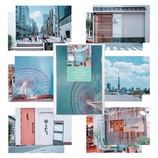 Monolike 東京旅行明信片組, 混色, 12張