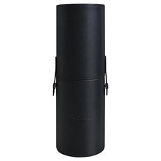 Picasso 高級皮革圓筒刷盒, 黑色, 1個