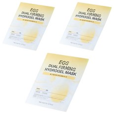 투쿨포스쿨 에그 듀얼 퍼밍 하이드로겔 마스크팩, 3개, 1개입