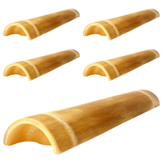 好運亨通 竹製腳底按摩器 高級款, 5個, 淺棕色