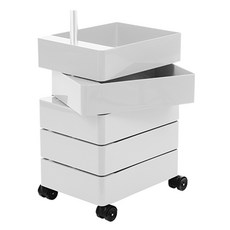 마지스 트롤리 360 컨테이너 수납장 방문설치, 그레이, 5단