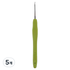 Ancalls Lava Lava 矽膠毛線鉤針 2/0號 2mm, 淺綠色, 5個