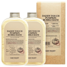 대디프로젝트 대디 터치 펌킨 버블바스 대용량 거품입욕제, 400g, 2개