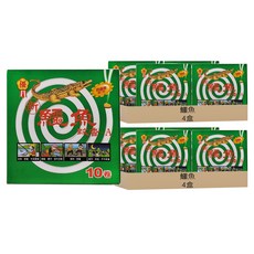 鱷魚 蚊香 10捲 4盒, 125g, 8盒