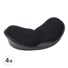 데스켓 마우스 손목받침대 고급형, 4개, 블랙
