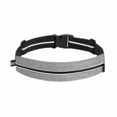 idontcare. 超輕量防水慢跑腰帶, 灰色, 1個