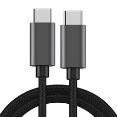 MoBiQ Thunderbolt 4 USB-IF 認證晶片 40Gb 240W 8K 支援Android Auto C TO C 傳輸線, 混合色, 1個, 1m