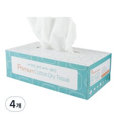 예꼬맘 페이스 순면 건티슈, 60g, 80매, 4개
