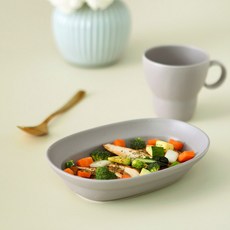 BOWLBOWL 韓國製 Bowl Bowl Vintage 焗烤盤, 煙灰色, 1個