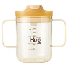 마더케이 허그 PPSU 이유식 양손컵, 투명, 1개, 250ml
