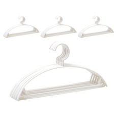 Jenny Home防肩角防滑旋轉型衣架, 白色, 20個