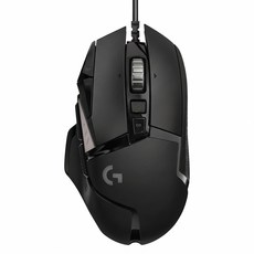 logitech G 羅技G G502 HERO 電競滑鼠, M-U0047, 黑色