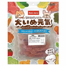 Pet's love 元氣犬 零食量販包, 雞肉絲, 380g, 1包