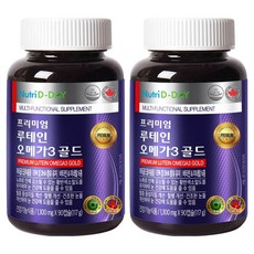 Nutri D-DAY 葉黃素&Omega 3 Gold膠囊, 90顆, 2罐