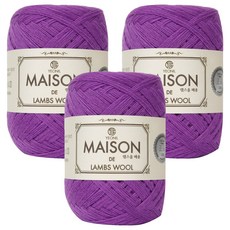 연일섬유 램스울 메종 뜨개실, 42보라, 3개