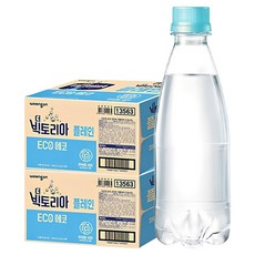 웅진빅토리아 플레인 탄산수 에코 무라벨, 350ml, 40개