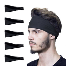 Jieum N 運動跑步髮帶, 黑色, 5個