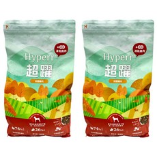 Hyperr 超躍 主食凍乾犬糧 田園雞肉佐鹿肉 全齡犬用 2kg, 雞肉, 2袋