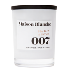 Maison Blanche Small Candle 蠟燭 小號 007 Sea Salt & Thyme, 海鹽百里香, 60g, 1件
