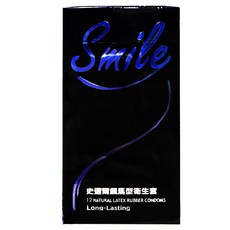 Smile 史邁爾 衛生套 飆馬型, 12個, 1盒