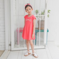 ROROCHAT 女童透氣貓咪連身裙