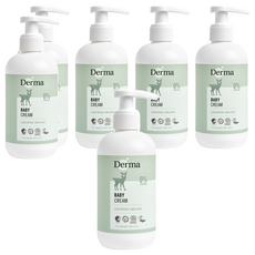 Derma 寶寶有機滋潤護膚霜, 6瓶, 250ml