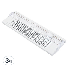 온업 컬러 종이 커터, 화이트, 3개