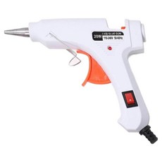 愛Phone 熱熔膠槍 + 熱熔膠條 50條 白色, 1組