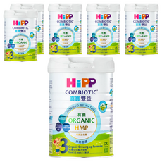 HiPP 喜寶 雙益CS生機幼兒成長配方奶粉 3號 1歲以上, 800g, 1罐, 6罐
