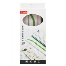 Kiyodo 彩色玻璃吸管套裝組, 1組