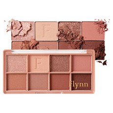 Flynn 8色眼影盤1.2g, 02 Dry Rose, 1入