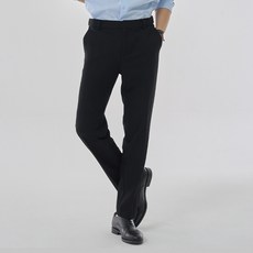 Intermezzo 男士隱藏式鬆緊帶防皺彈力直筒休閒西裝褲 (30~38 尺寸)