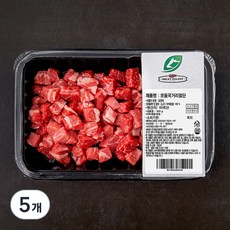 미트엔조이 미국산 소고기 모둠 국거리용 (냉장), 300g, 5개