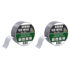 Skora 灰色大力膠帶 5cm x 40m, 2個