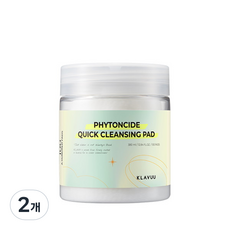 클라뷰 피톤치드 퀵 클렌징 패드 380ml, 100개입, 2개