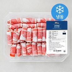 굿미트찹 우삼겹 돌돌말이 구이용 (냉동), 1kg, 1개