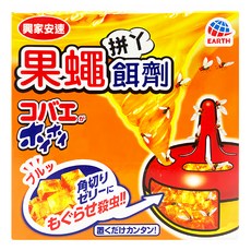 興家安速 果蠅餌劑, 黑醋香味誘引, 高保濕性果凍, 日本進口, 38g, 1盒