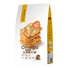 珍田生機 奇亞籽生機蘇打餅 黑芝麻, 250g, 1盒
