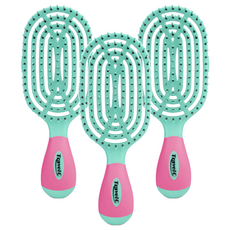 NuWay 4Hair 施魔梳 髮梳 Travel-C NTC-GN, 3個, 綠色