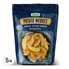 DJ&A 馬鈴薯切片 原味零食, 100g, 5個