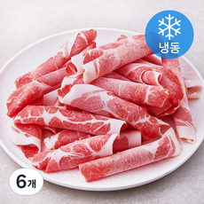 동원 캐나다산 5초구이 대패목살 (냉동), 400g, 6개