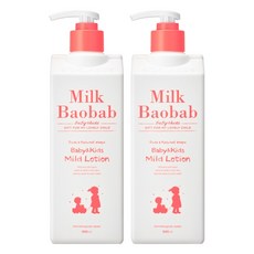 밀크바오밥 베이비앤키즈 마일드 로션, 2개, 500ml